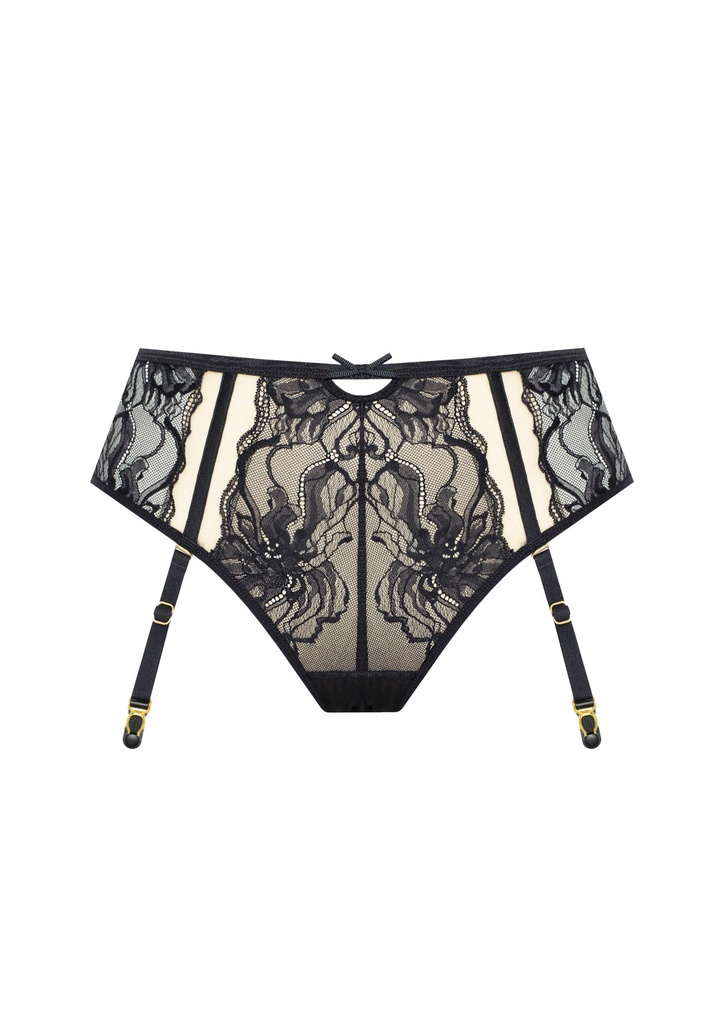 Raven Lace Tanga HighWaist