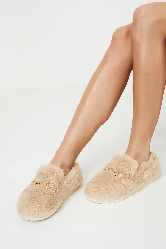 [KAPCIE DAMSKIE SERENE] Comfy Slippers Nude